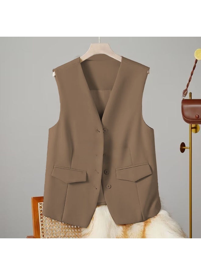 Shougu New Fashionable Casual Women's Suit Vest - Image 1