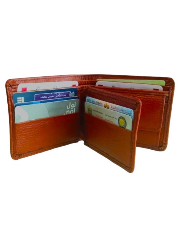 Original Leather Wallet For Men, Lite Brown Leather Cowhide Bifold Men's Leather Wallet - pzsku/ZC8006C99DC8F55B404E0Z/45/_/1721739752/6dd59c33-6e7a-4069-b728-67ab333cd0a3