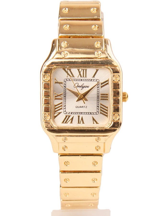 Onlyou Women’s Casual Watch, Silver Dial, Stainless Steel Material - Image 3