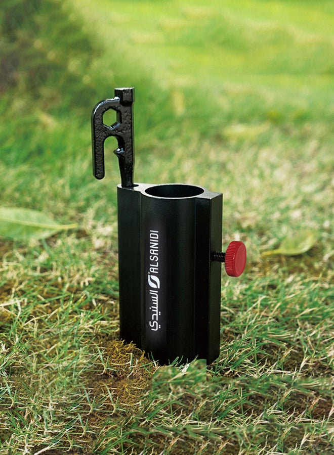 AL SANIDI أساس عمود متعدد الأغراض، أسود، الحجم 100*75*34 مم - Image 3