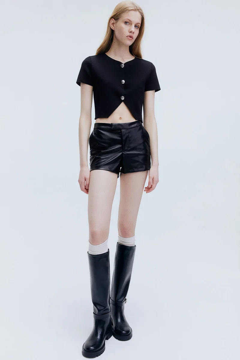 H&M Short-sleeved jersey cardigan