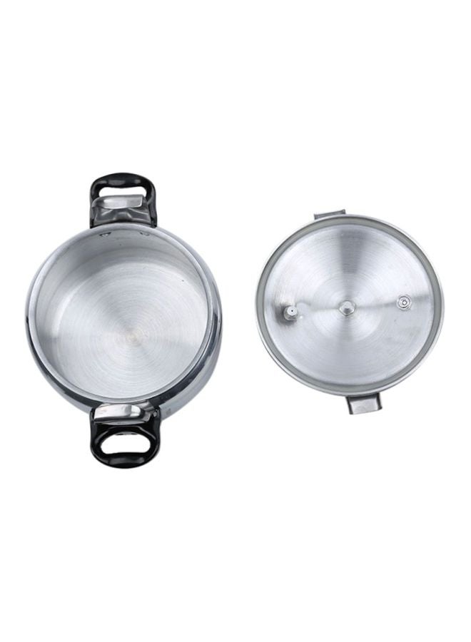 Alsaif Aluminium Pressure Cooker Silver/Black 11.0Liters - Image 2