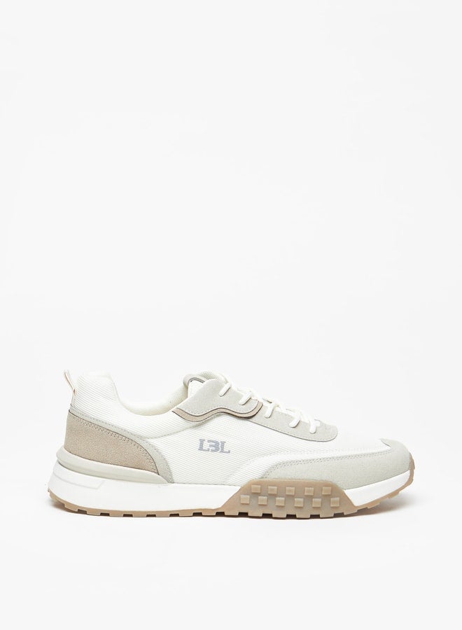 ل ب ل سنيكرز رجالي برباط بنقوش - Image 1