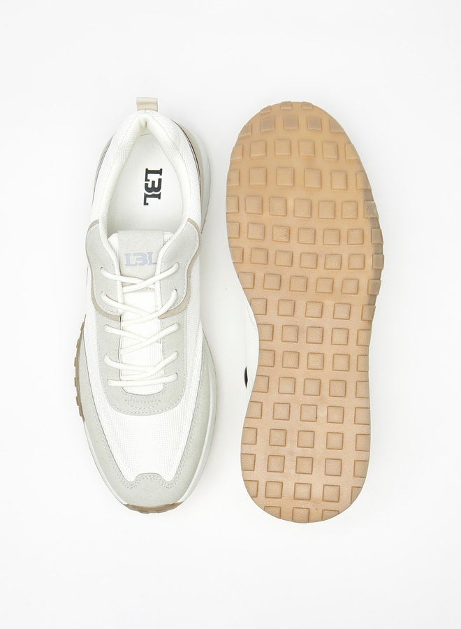 ل ب ل سنيكرز رجالي برباط بنقوش - Image 4