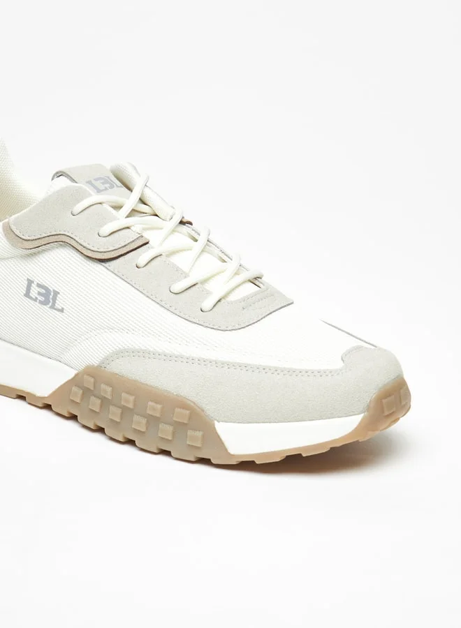 LBL Men's Textured Lace-Up Sneakers