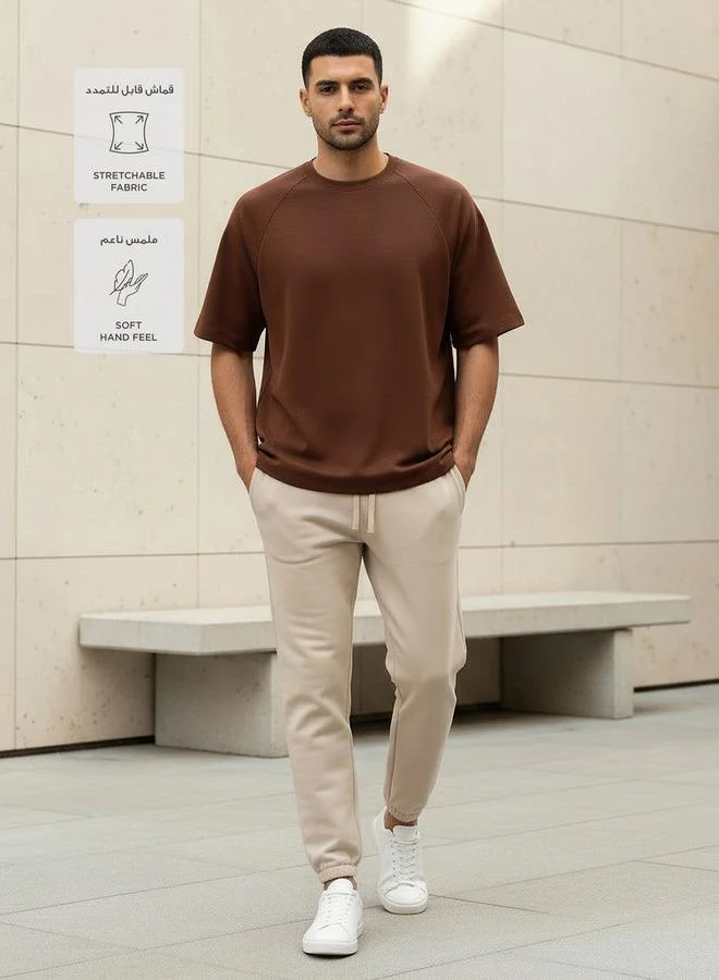 Love Pangolin Love Pangolin Men Raglan Sleeve Oversized T shirt
