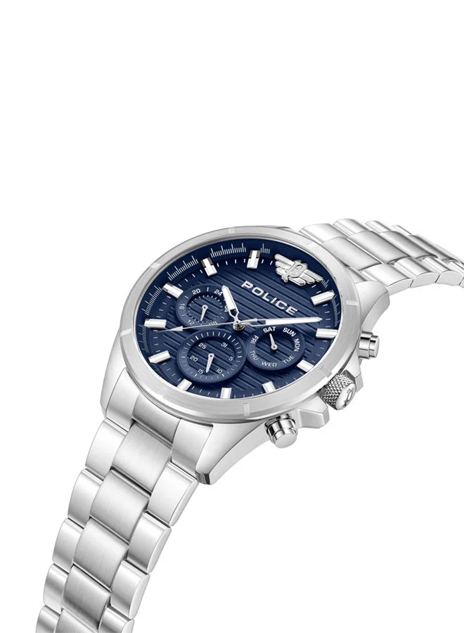 POLICE POLICE - Raho Watch For Men Blue Dial With Silver Bracelet - PEWJK2227804