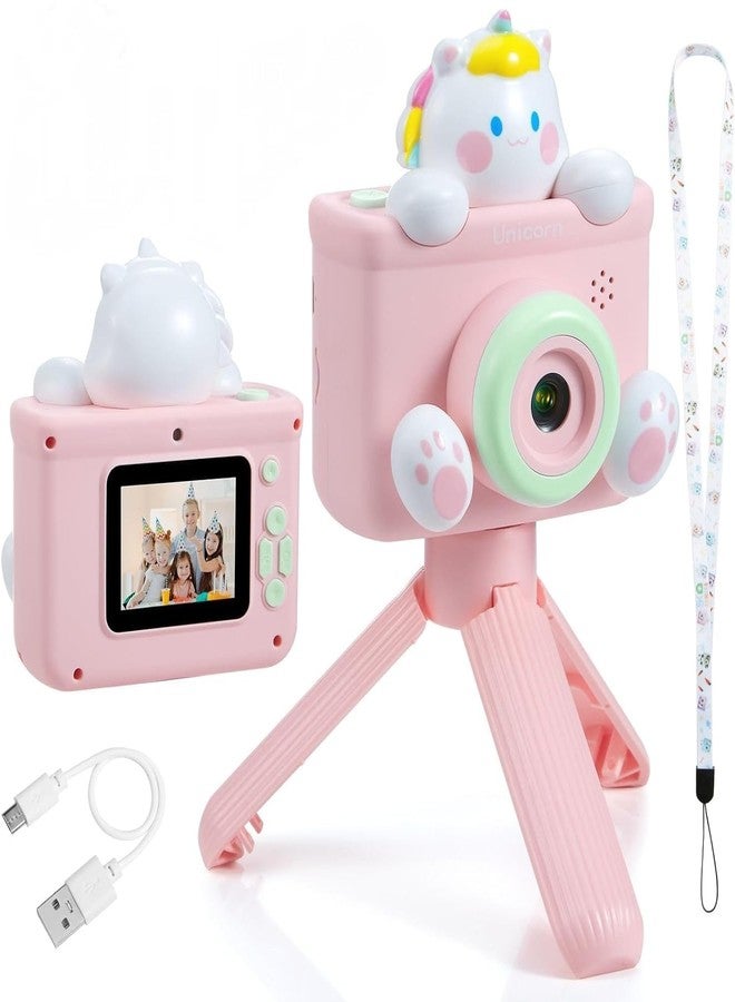 RAMNATH IMPEX RAMNATH Unicorn Kids Camera - 720P HD Digital Video Camera for Girls 3-12, Selfie Toys, Photography, Video, Game - Toddlers Birthday Gift - Image 1