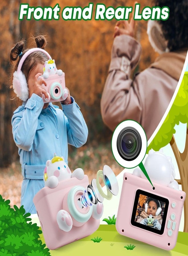RAMNATH IMPEX RAMNATH Unicorn Kids Camera - 720P HD Digital Video Camera for Girls 3-12, Selfie Toys, Photography, Video, Game - Toddlers Birthday Gift - Image 3