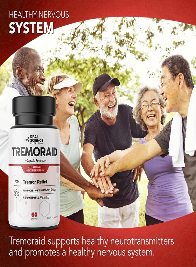 Tremoraid مكملات تريمورايد الأساسية لتخفيف الرعاش (60 كبسولة* (3 زجاجات) - Image 2