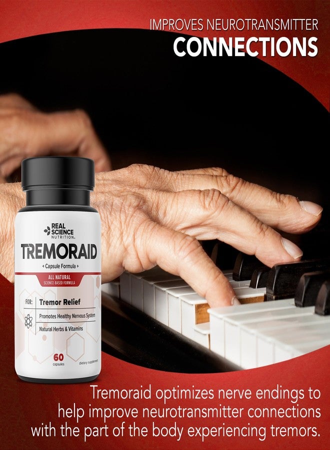 Tremoraid مكملات تريمورايد الأساسية لتخفيف الرعاش (60 كبسولة* (3 زجاجات) - Image 3