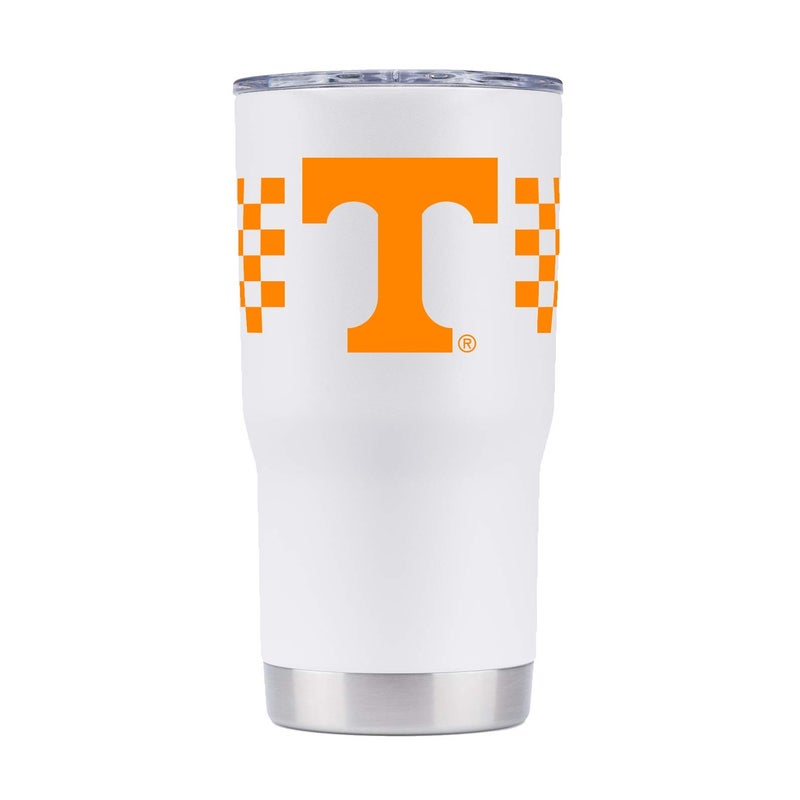 GTS Gametime Sidekicks Gametime Sidekicks Tennessee 20oz White Tumbler  Officially Licensed 188 Stainless Steel Doublewalled Vacuuminsulated UV LED Printed Logos Sweatless Stays HotCold  360 Wrap