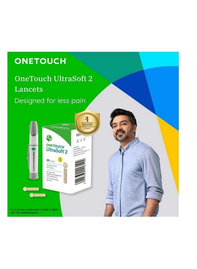 ون تاتش إبر الوخز Ultrasoft 2 | عبوة من 50 إبرة | مصممة لتقليل الألم | علامة تجارية عالمية | للاستخدام مع جهاز الوخز Ultrasoft & Ultrasoft 2 من Onetouch  - Image 2
