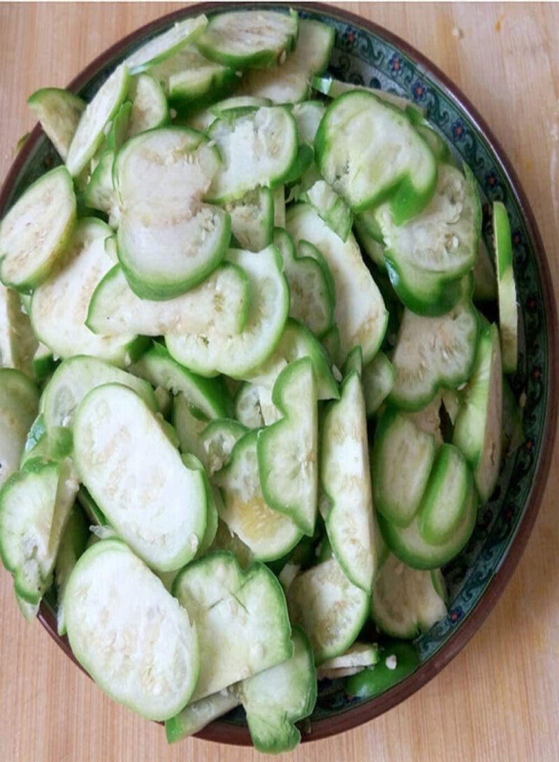 GGOOT 200Pcs Eggplant Seeds Rare Green Small Eggplant Annual Herb Common Non-GMO Vegetables Suitable for Outdoor Home Gardening Planting - Image 3