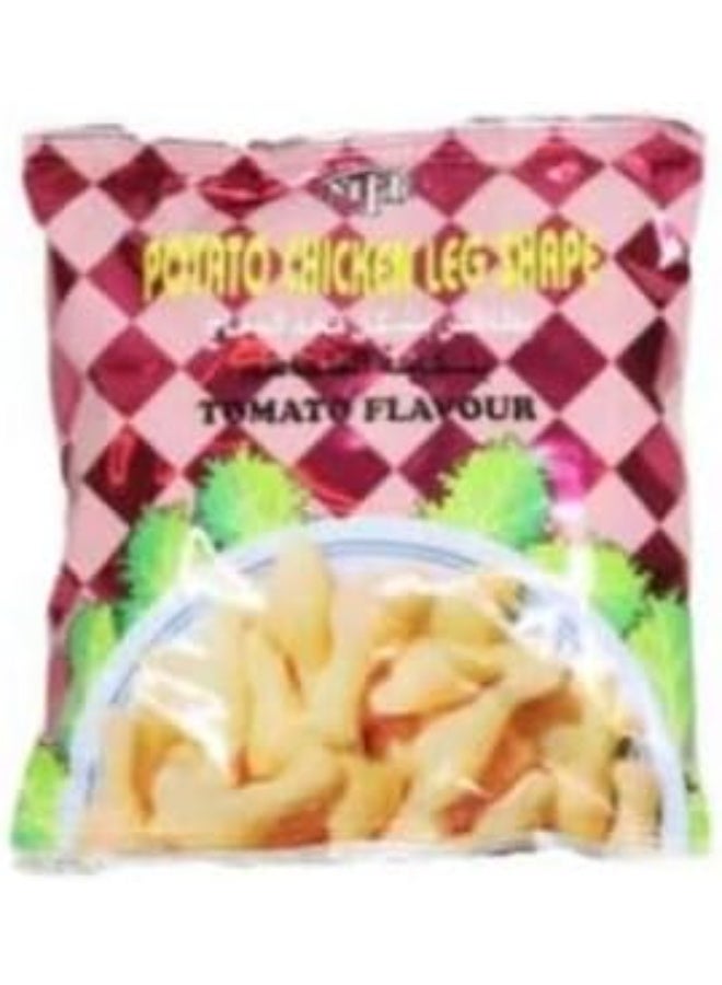 NFL Potato Chicken Leg Shape Snacks, Crunchy Tomato Flavoured Potato Crisps, Pack of 12 - Image 2