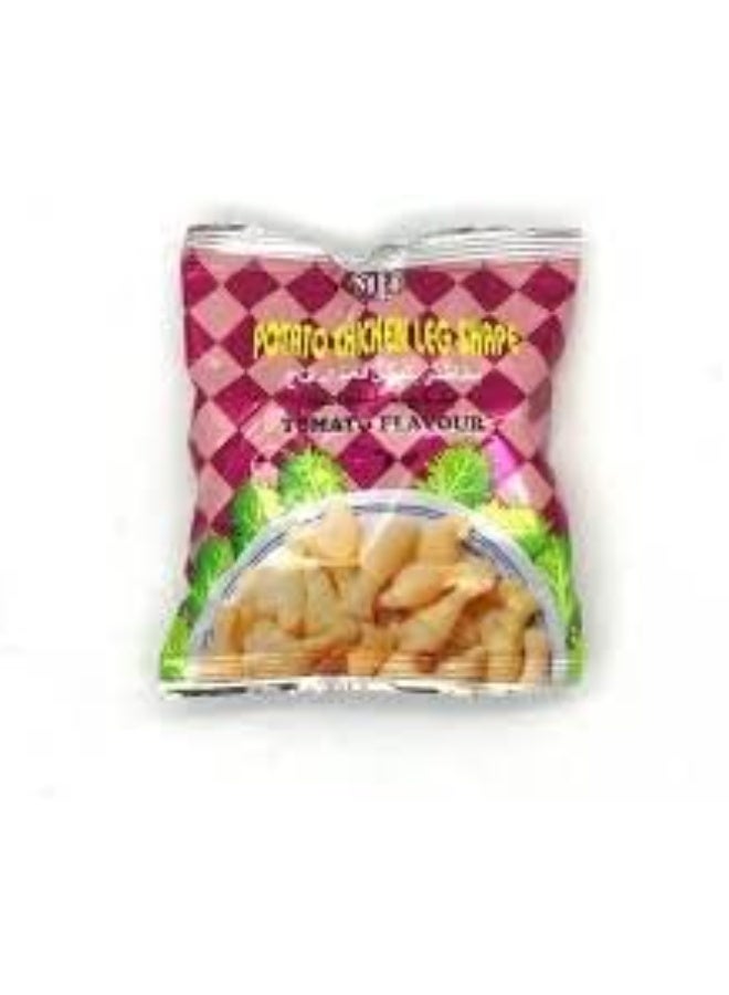 NFL Potato Chicken Leg Shape Snacks, Crunchy Tomato Flavoured Potato Crisps, Pack of 12 - Image 4