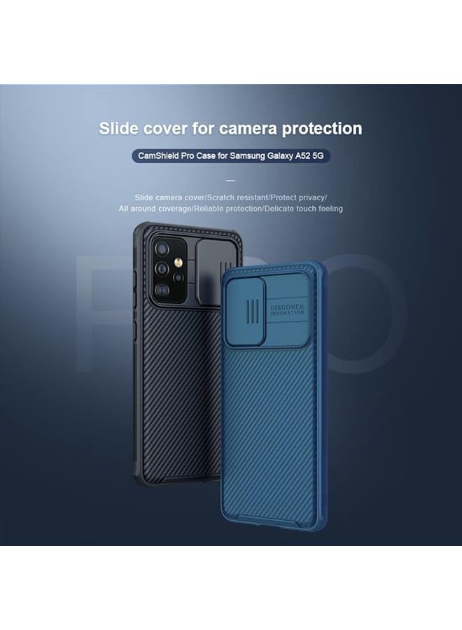 Nillkin Case Compatible With Galaxy A52 5G Cover Hard Camshield With Camera Slide Protective Cover Drop Protection Cover Built In Lens Protector Designed Case For Samsung Galaxy A52 5G Black - Image 3