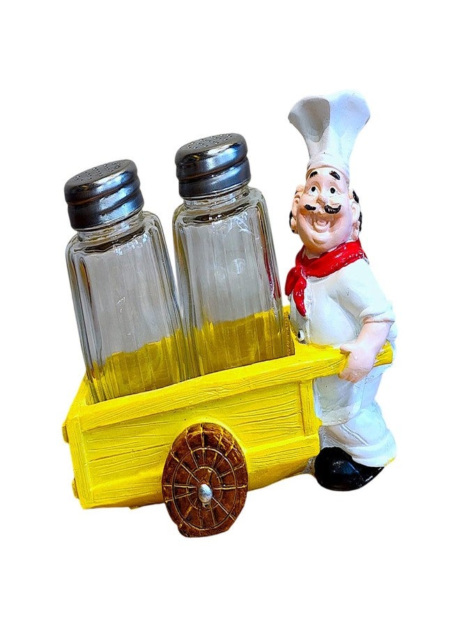 Karigaari India Chef Salt and Pepper Shaker Set – Cute Kitchen Table Spice Holders, Dining Condiment Bottles, Fun Chef Design, Gift for Home and Cooking Lovers - Image 3