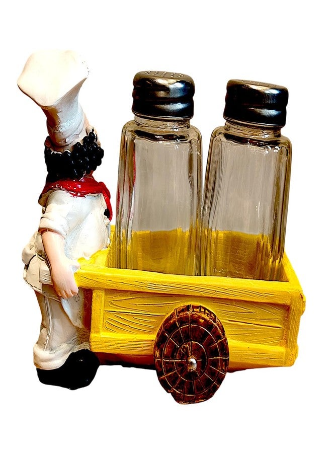 Karigaari India Chef Salt and Pepper Shaker Set – Cute Kitchen Table Spice Holders, Dining Condiment Bottles, Fun Chef Design, Gift for Home and Cooking Lovers - Image 5