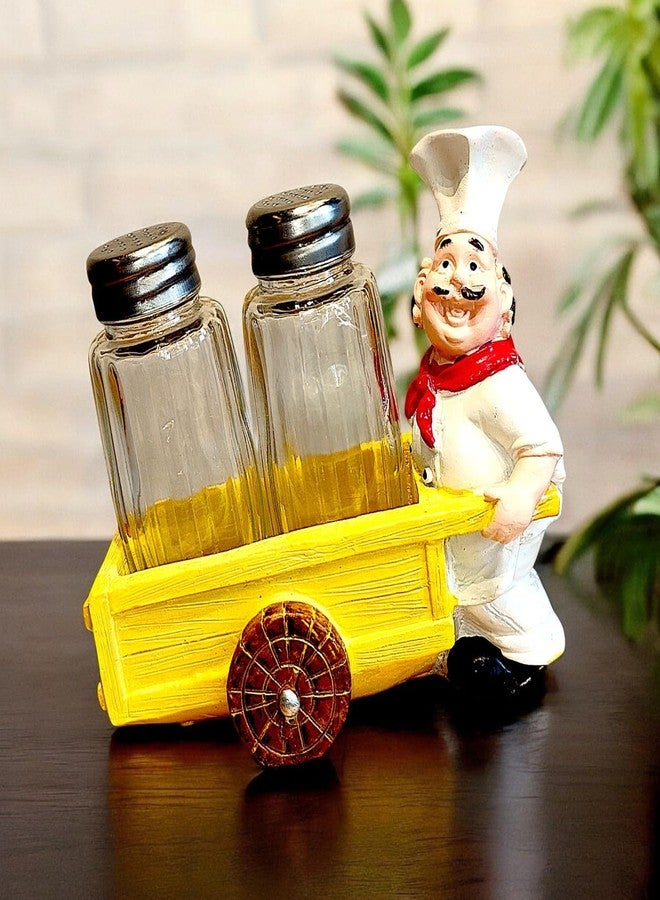 Karigaari India Chef Salt and Pepper Shaker Set – Cute Kitchen Table Spice Holders, Dining Condiment Bottles, Fun Chef Design, Gift for Home and Cooking Lovers - Image 4