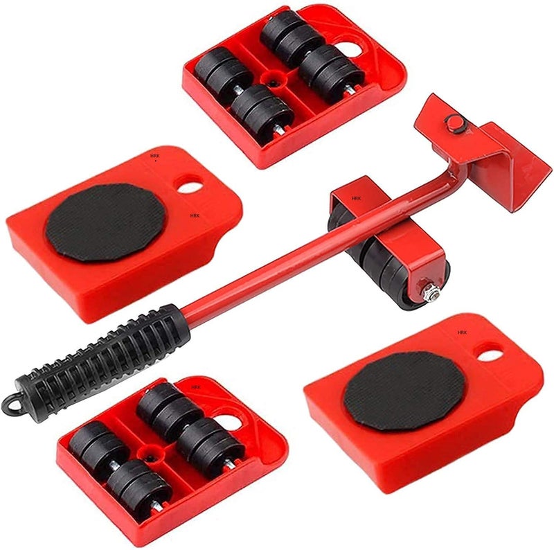 HHV HHV Heavy Duty Furniture Lifter Mover Tool Set Furniture Moving Roller Wheel Set for Washing Machines FridgeSofa Wardrobes Adjustable Height  - Image 2