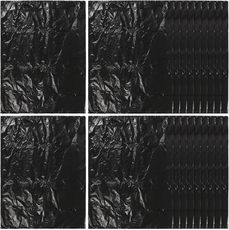Thickened Black Trash Bags 80x100cm 25pcs Sturdy Garbage Bags for Bathroom Kitchen Bedroom Office Wastebasket Liners - Image 1