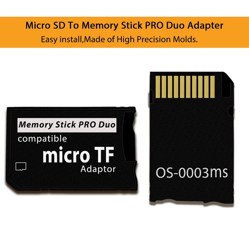 Sunloy PSP Memory Stick Adapter with 32GB Micro SD Card, Micro SD/SDHC/SDXC to Memory Stick PRO Duo MagicGate Card Compatible with PlayStation Portable, Camera, Handycam, Cell Phone & PSP 1000/2000/3000 - Image 3