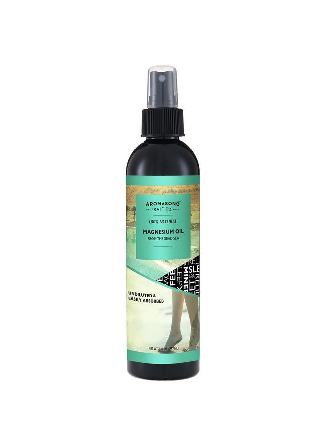 Aromasong - Aromasong Extra Strength Ultra-Pure Magnesium Spray (23mg Magnesium in Each Spray) 8 Oz, Magnesium Oil (8 oz.) - Image 1