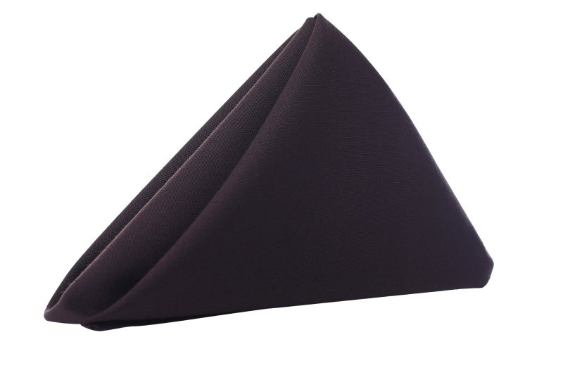 Switchon Dark Chocolate Brown Napkins for Hotel, Home and resturants (16INCHX16 INCH) - Image 2