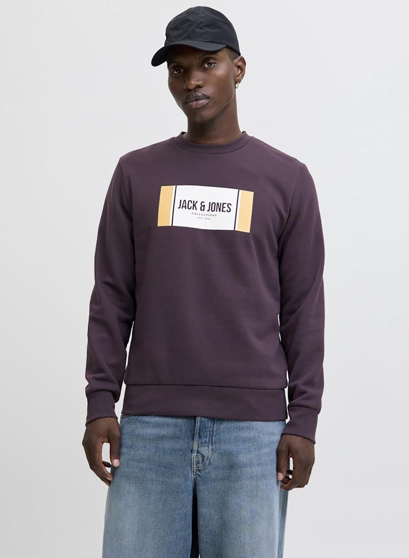 JACK & JONES Jjhayato Sweat Crew Neck Bts Ln - Image 2