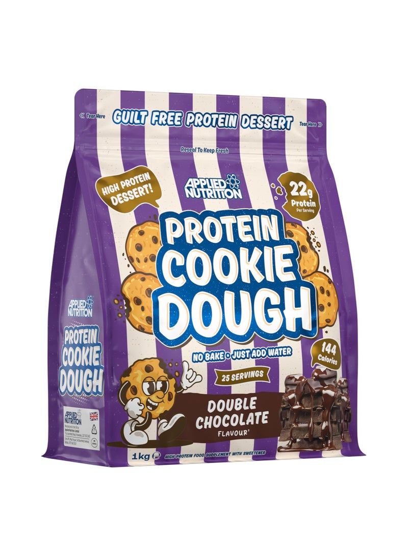 Applied Nutrition Protein Cookie Dough, 22g Protein, High Protein Dessert, Double Chocolate, 25 Servings - Image 1