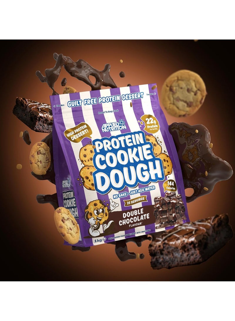 Applied Nutrition Protein Cookie Dough, 22g Protein, High Protein Dessert, Double Chocolate, 25 Servings - Image 5
