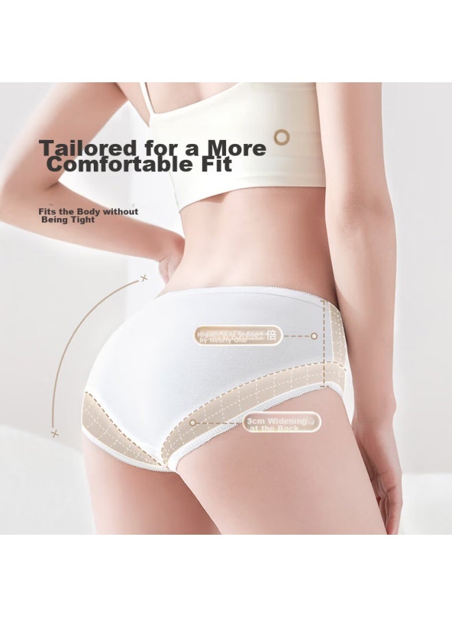 Free Go Freego Disposable Women's Underwear, Pure Cotton, No-wash, 15 Individually Wrapped, Daily Disposable, Sterilized, For Travel, Business Trips, Postpartum, White, Xxl - Image 3