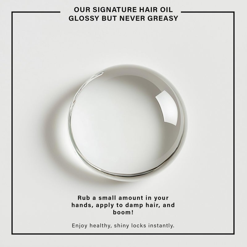 Nature Elixir DAILY DRIP Weightless Hair Oil with UV Protection - Hair Treatment Oil, Moisture and Anti Frizz Control Oil for Hair Dry - 3.4oz | 100ml - Image 5