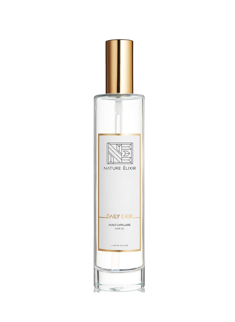 Nature Elixir - Nature Elixir DAILY DRIP Weightless Hair Oil with UV Protection - Hair Treatment Oil, Moisture and Anti Frizz Control Oil for Hair Dry - 3.4oz | 100ml - Image 1