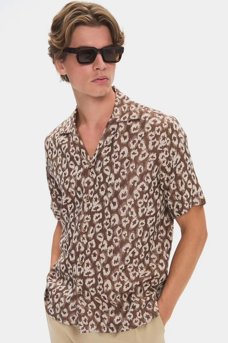 جون Exclusive Men's Short Sleeve Regular Shirt