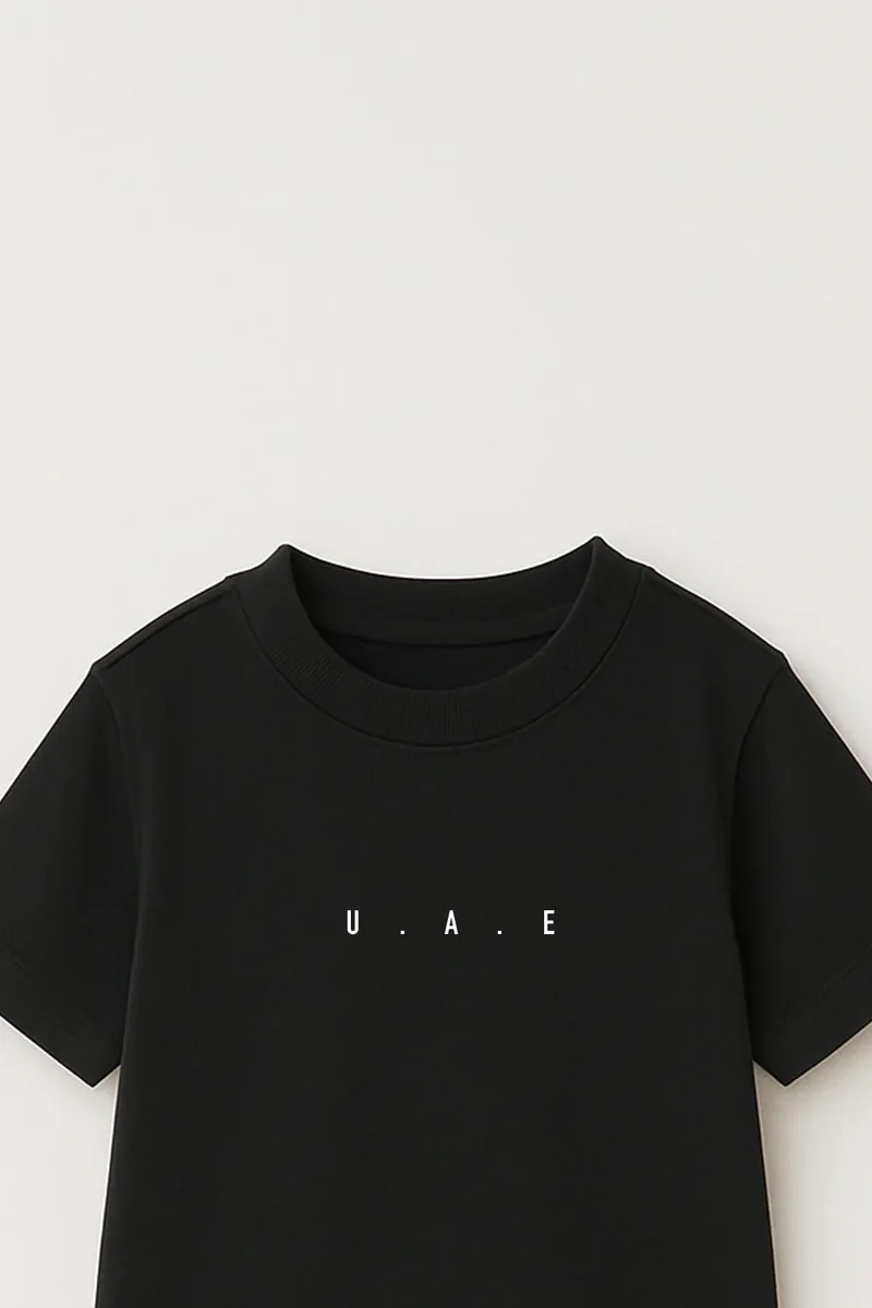 Terribly Real UAE Verified Mini Edition | Black T-Shirt
