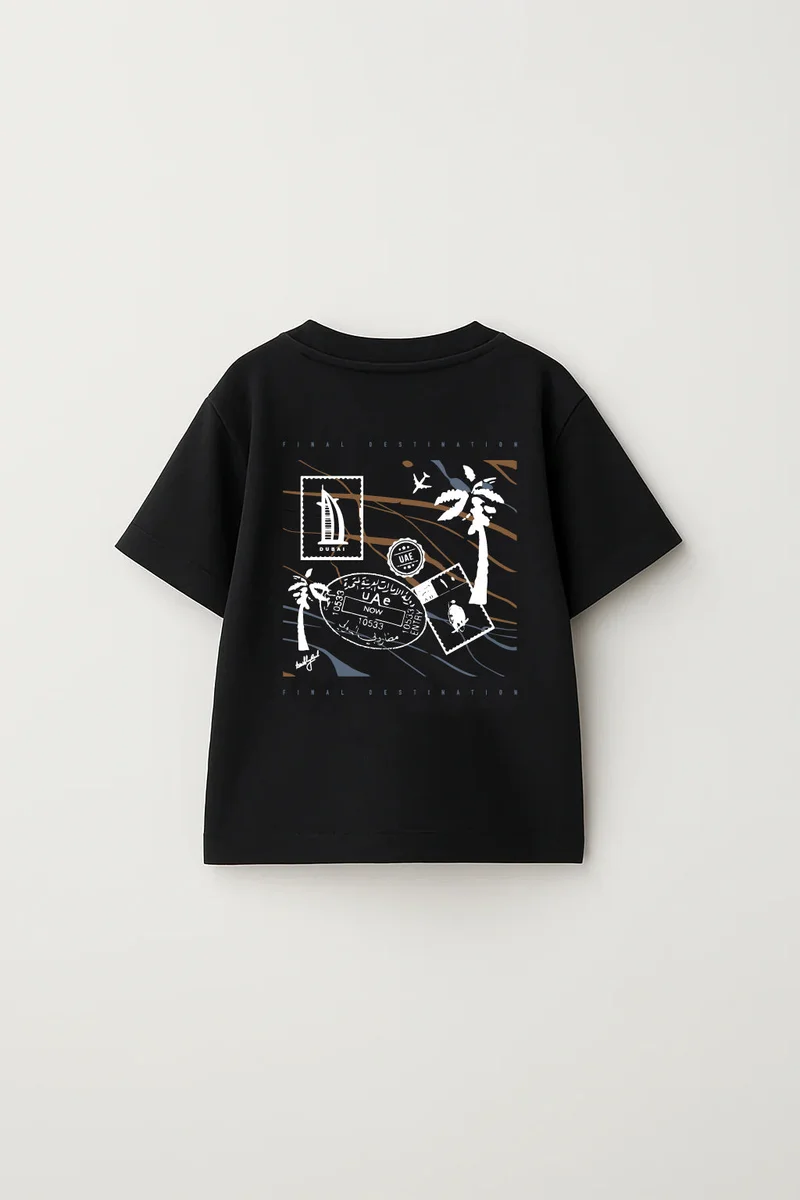 Terribly Real UAE Verified Mini Edition | Black T-Shirt