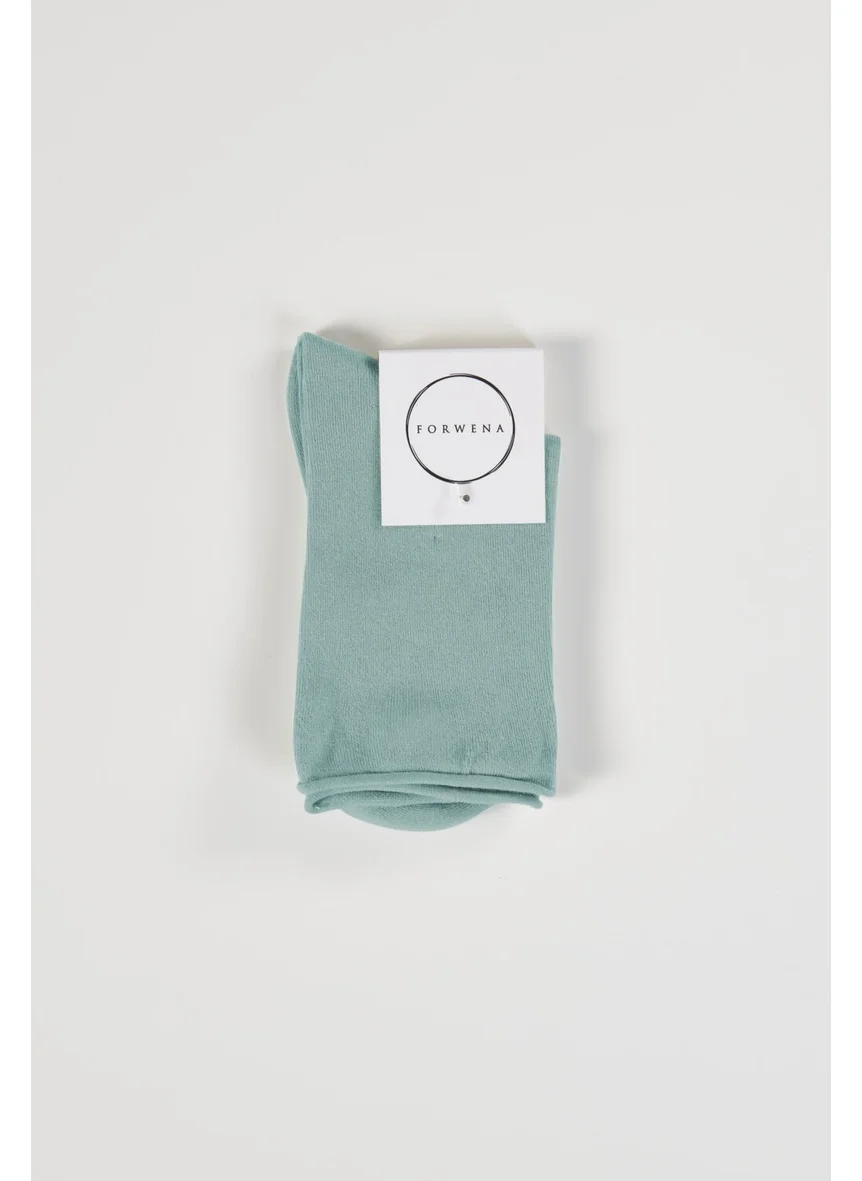 Forwena Lime Color Modal Elastic Seamless Women's Sock Socks