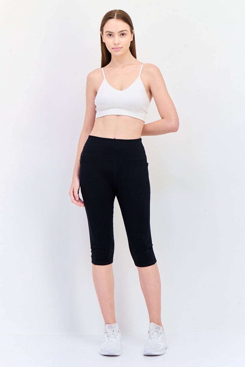 SKECHERS Women Sportswear Fit Training Capri Legging, Black  - Image 2