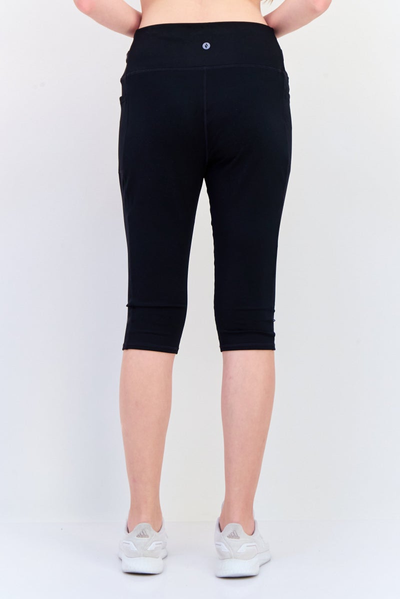 SKECHERS Women Sportswear Fit Training Capri Leggings, Black - Image 4