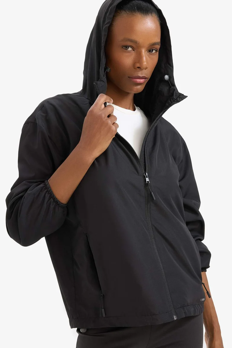 DeFacto DeFactoFit Regular Fit Hooded Zippered Waterproof Jacket