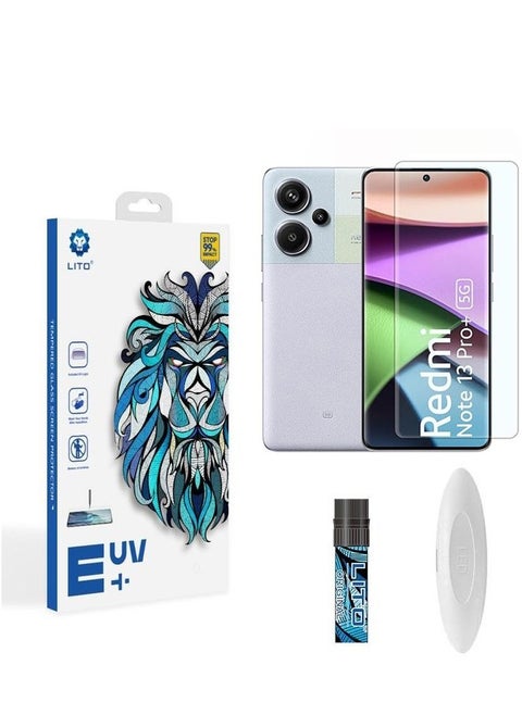 Lito Xiaomi Redmi Note 13 Pro Plus  Premium UV Liquid Glue Tempered Glass Screen Protector with Edge to Edge Coverage
