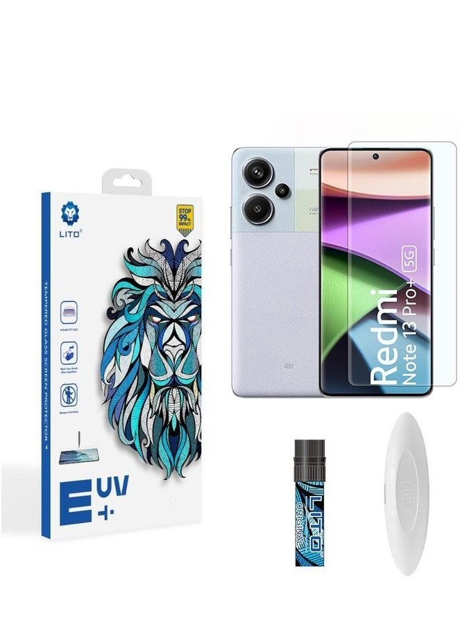 Lito - Lito Xiaomi Redmi Note 13 Pro Plus  Premium UV Liquid Glue Tempered Glass Screen Protector with Edge to Edge Coverage - Image 1