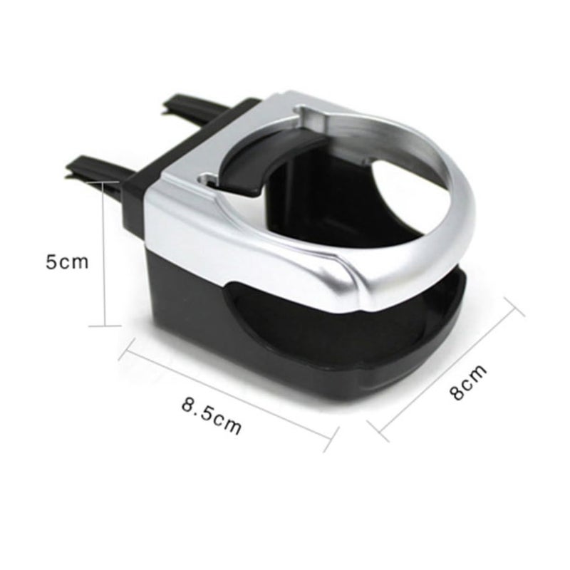 Red Car Cup Holder Flexible Clip For Horizontal Vents Holds Cans And Small Bottles - Image 3