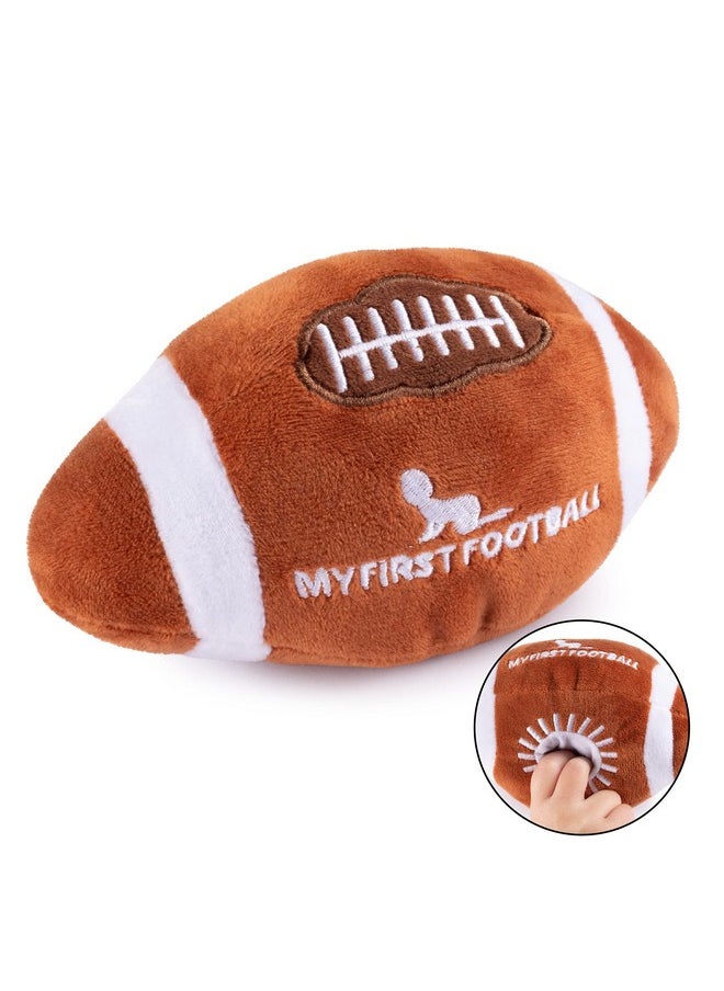 Plush Creations Plush Baby Football Rattle | Baby Football Toy | Learning Content | Great Gift for Baby and Toddler Girls or Boys | 0-36 Months  - Image 1
