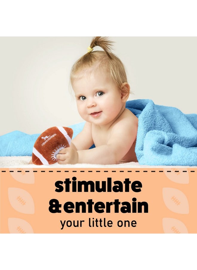 Plush Creations Plush Baby Football Rattle | Baby Football Toy | Learning Content | Great Gift for Baby and Toddler Girls or Boys | 0-36 Months  - Image 5