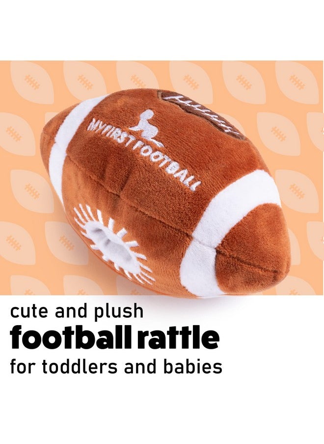 Plush Creations Plush Baby Football Rattle | Baby Football Toy | Learning Content | Great Gift for Baby and Toddler Girls or Boys | 0-36 Months  - Image 2