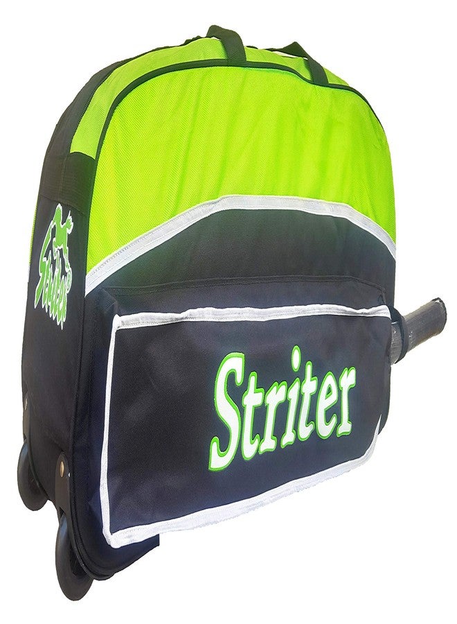 Striter® Cricket Kit Bag with Rolling Wheels - Large 30 Inch Heavy Duty - Green (Bag Only/Colors of Bag May Vary) - Image 3