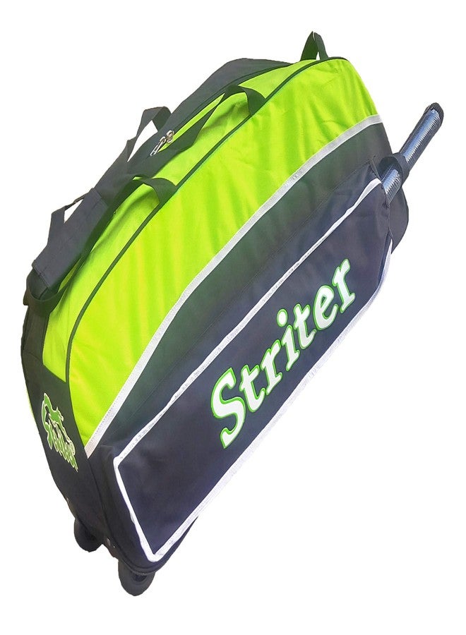 Striter® Cricket Kit Bag with Rolling Wheels - Large 30 Inch Heavy Duty - Green (Bag Only/Colors of Bag May Vary) - Image 1